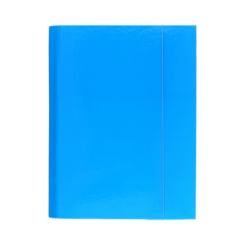 Teczka skrzydłowa gumka niebieska 35mm Barbara