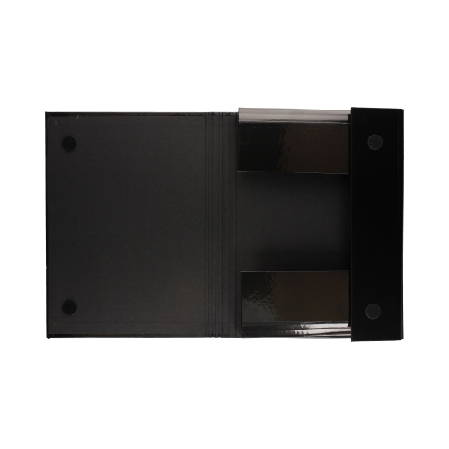 Teczka skrzydłowa rzep czarna 35mm Barbara