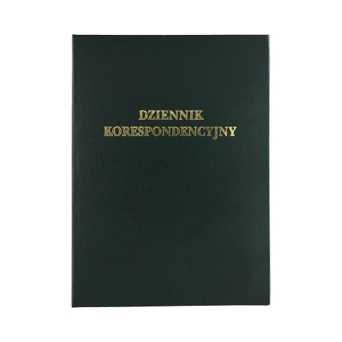 Książka korespondencyjna A4/96 zielona Barbara