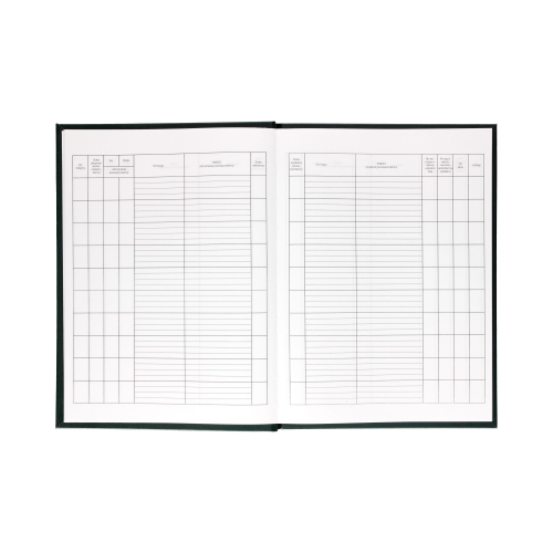 Książka korespondencyjna A4/96 zielona Barbara