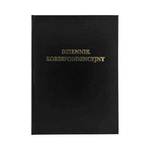 Książka korespondencyjna A4/192 czarna Barbara