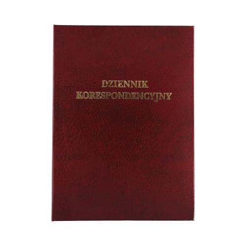 Książka korespondencyjna A4/192 bordo Barbara