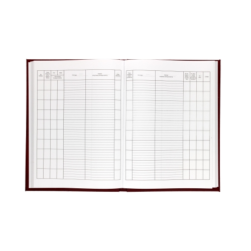 Książka korespondencyjna A4/192 bordo Barbara