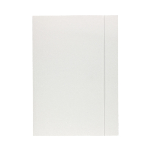 Teczka gumka A4 biała 250g Barbara