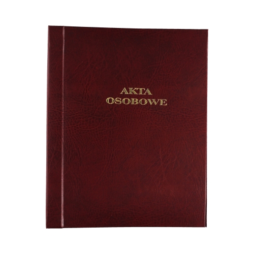 Teczka akta osobowe bordowa Barbara