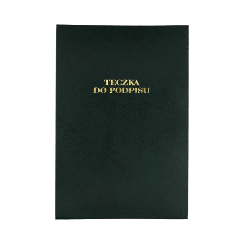 Książka podpis 12k zielona harmonijkowa Barbara