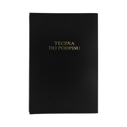 Książka podpis 20k czarna harmonijkowa Barbara
