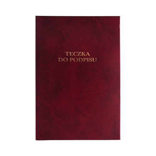 Książka podpis 10k bordowa harmonijkowa Barbara 822256