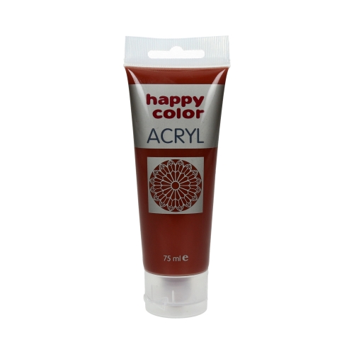 Farba akrylowa 75ml brązowa Happy Color