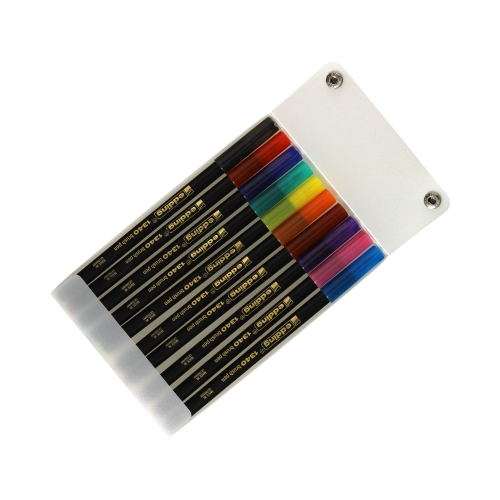 Pisaki pędzelkowe 10kol Edding E1340