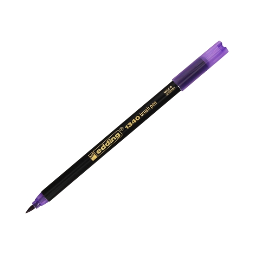 Pisak pędzelkowy fioletowy Edding E1340