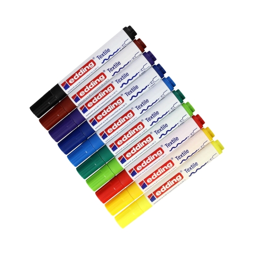 Markery do tkanin 2.0-3.0mm 10kol Basic Edding 4500