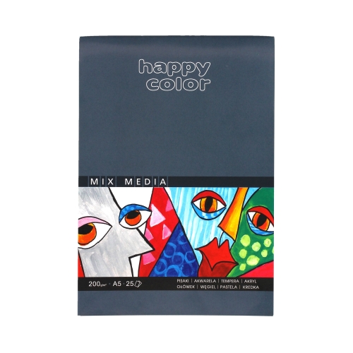 Blok malarski A5/25 200g Happy Color