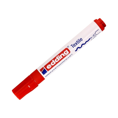 Marker do tkanin 2.0-3.0mm czerwony okrągły Edding 4500