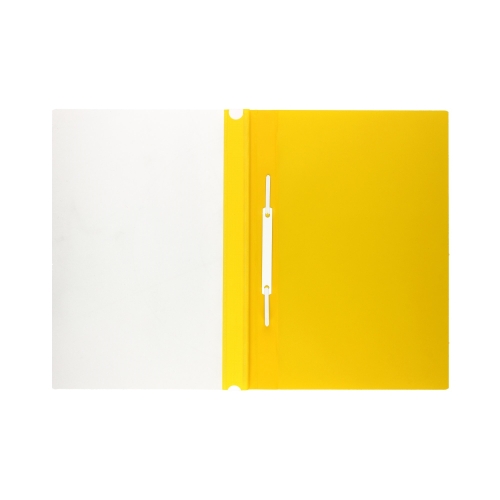 Skoroszyt sztywny/perfora A4/PCV żółty Biurfol SH-01