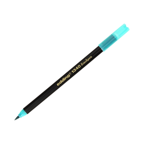 Pisak pędzelkowy turkusowy Edding E1340