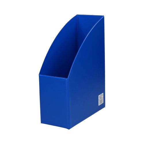 Pojemnik czasopisma 100mm niebieski PCV Biurfol
