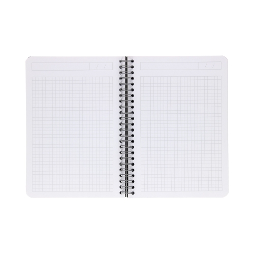 Kołonotatnik A5/90 kratka czerwony Office PP Leitz