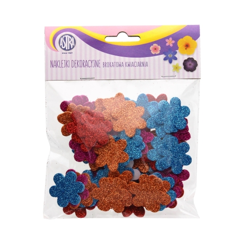 Naklejki samoprzylepne pianka Brokatowa kwiaciarnia 335119005