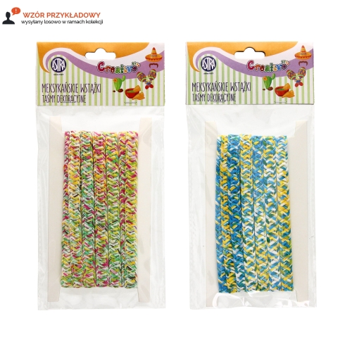 Taśma dekoracyjna tęczowa Meksykańskie wstążki 335119023