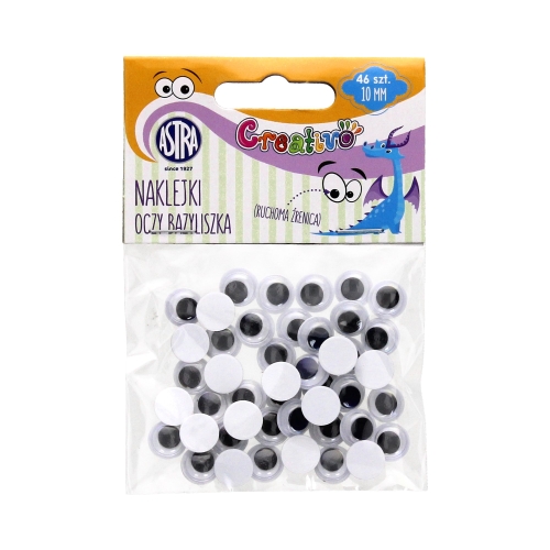Oczka samoprzylepne 10mm Oczy Bazyliszka 335119006