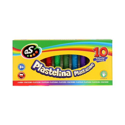 Plastelina 10kol AS 303219002