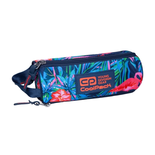 Saszetka potrójna CoolPack Omnia tuba Pink Flamngo B68126