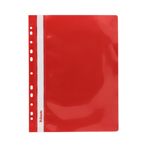 Skoroszyt wpinany czerwony (10) Esselte