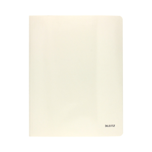 Skoroszyt kartonowy A4 biały perła Leitz