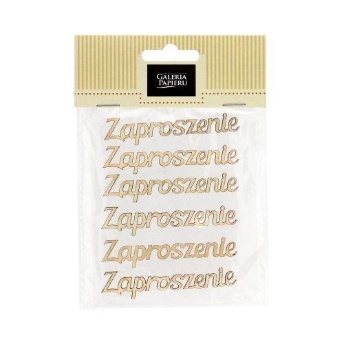 Ozdoby drewniane napis Zaproszenie (6)