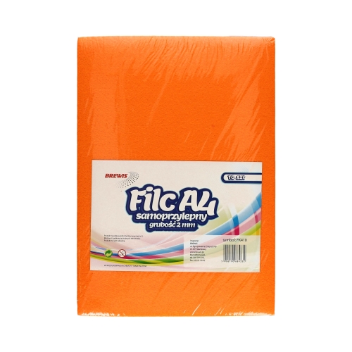 Filc samoprzylepny 2mm 10kol Brewis FK410