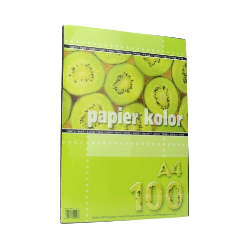 Papier ksero A4 80g czarny Kreska (100)