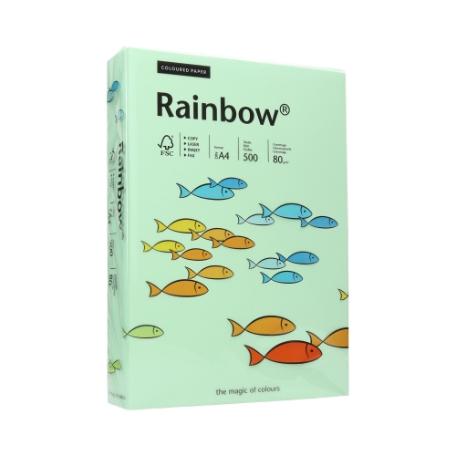 Papier ksero A4 80g zgaszona zieleń Rainbow 75