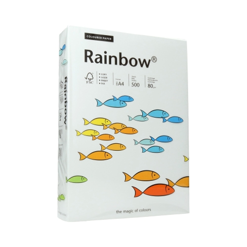 Papier ksero A4 80g jasnoszary Rainbow 93