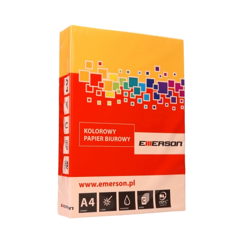 Papier ksero A4 80g pomarańczowy Emerson 8021