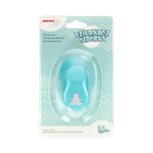 Dziurkacz ozdobny 1.6cm Miś D16-09