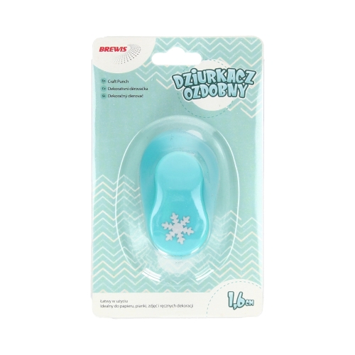 Dziurkacz ozdobny 1.6cm Śnieżynka D16-65