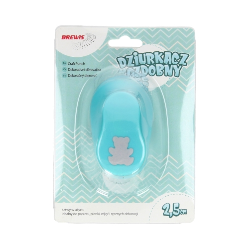 Dziurkacz ozdobny 2.5cm Miś D25-12
