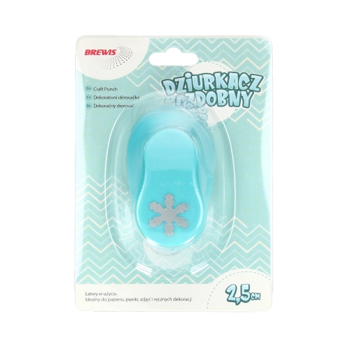 Dziurkacz ozdobny 2.5cm Śnieżynka D25-25