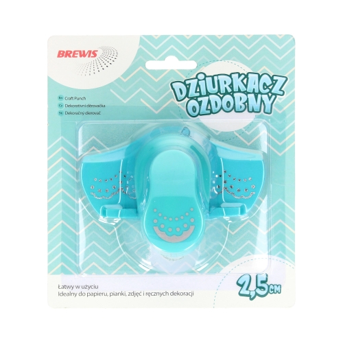 Dziurkacz ozdobny 2.5cm Falbanka/21 brzegowy