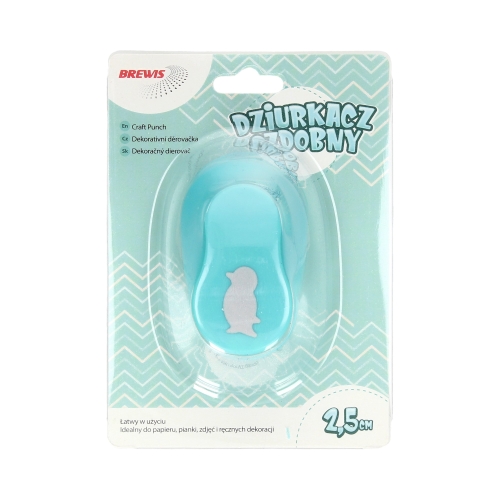 Dziurkacz ozdobny 2.5cm Pingwin D25-70