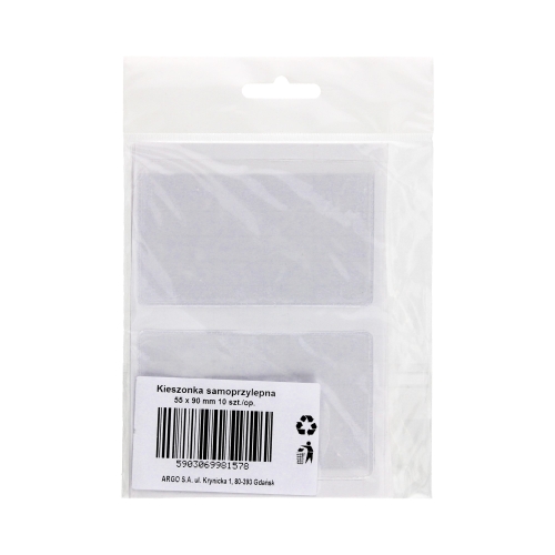 Kieszeń 55x90 prostokątna samoprzylepna Argo (10)