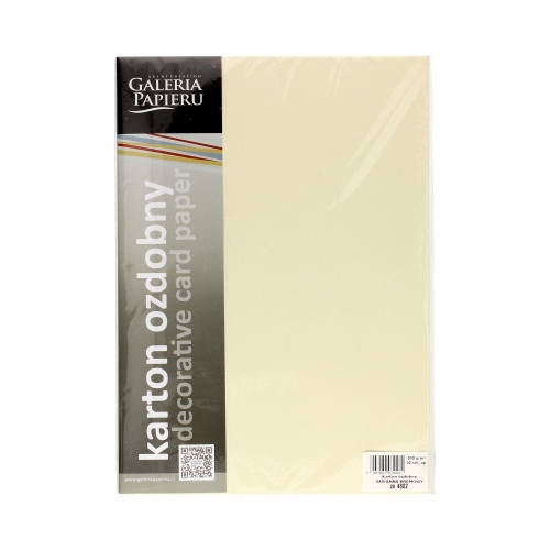 Karton wizytówkowy A4 200g Sawanna krem (20)