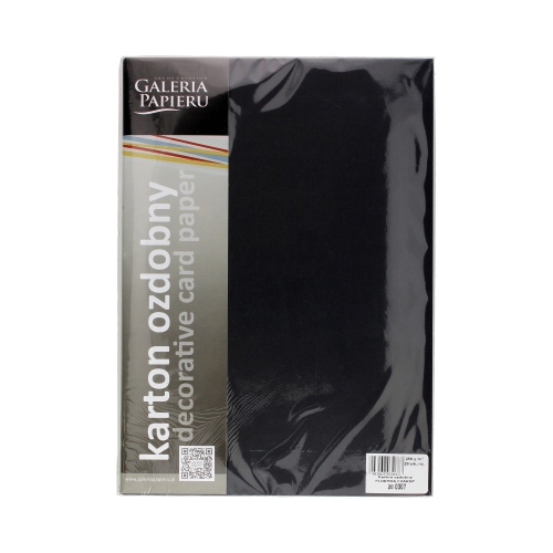 Karton wizytówkowy A4 250g Floryda czarny (20)