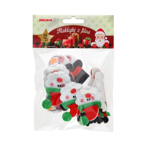 Naklejki z filcu Boże Narodzenie Brewis (12)
