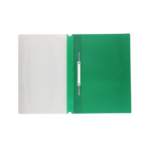 Skoroszyt sztywny/perfora A4/PCV zielony Biurfol SH-01
