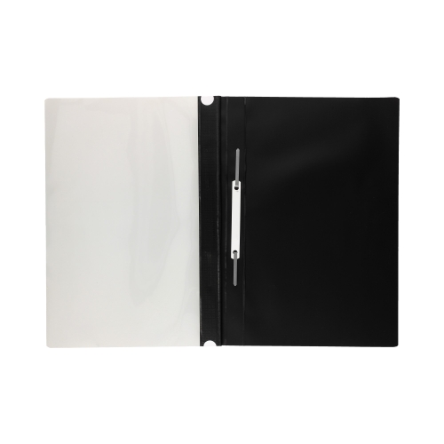 Skoroszyt sztywny/perfora A4/PCV czarny Biurfol SH-01