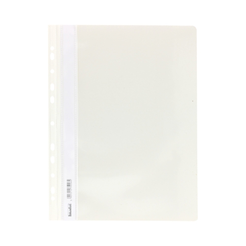 Skoroszyt sztywny/perfora A4/PCV biały Biurfol SH-01