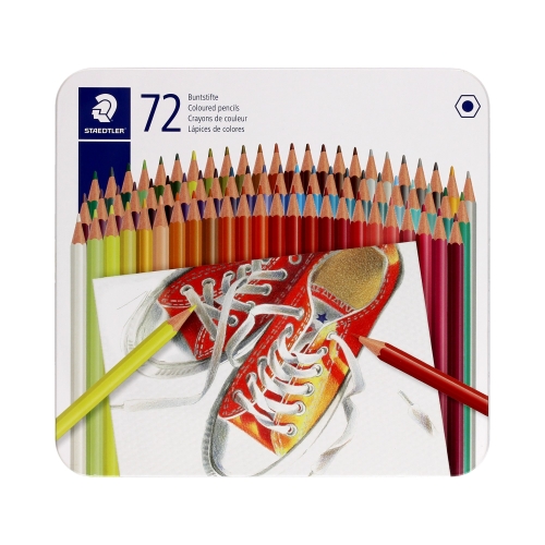 Kredki ołówkowe 72kol opak. metalowe Staedtler S175