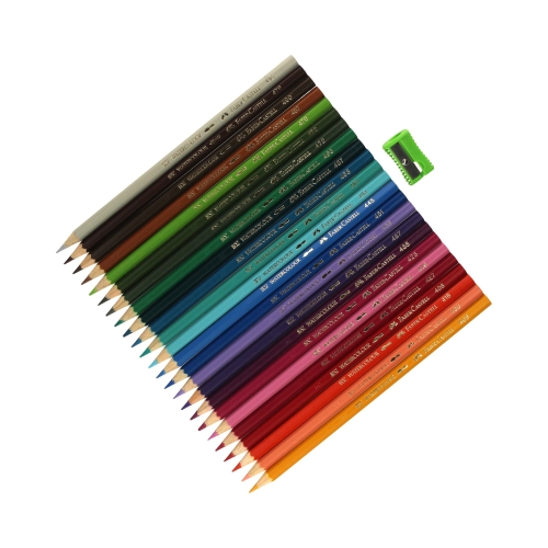 Kredki akwarelowe 48kol + pędzelek Faber Castell